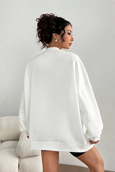 Tarz Cool Hanorac oversize de bază pentru damă