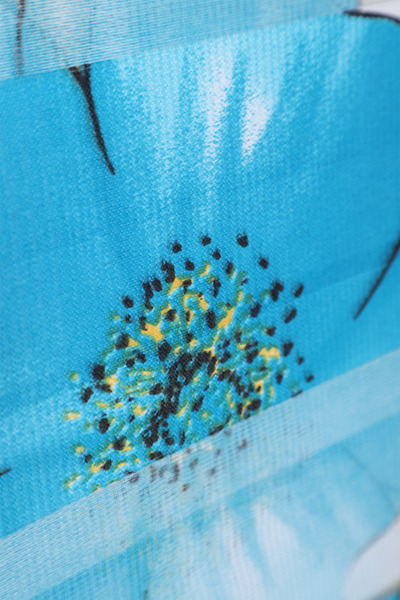 reperde Mavi Çiçekli Zebra  Perde Aliminym Kasa Ekonomik Trend Model Yüksek K...