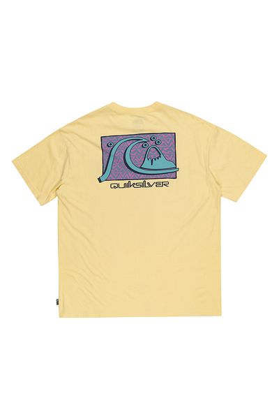 Quiksilver Take Us Back Bubble Ss Ανδρικό κίτρινο μπλουζάκι Eqyzt07652-16884