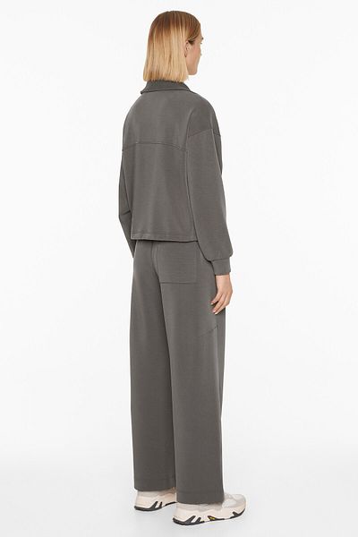 Oysho Half-zip sweatshirt with brushed modal