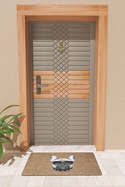 Rugmood Modern Digital Printing Pitbull Door Front Mat