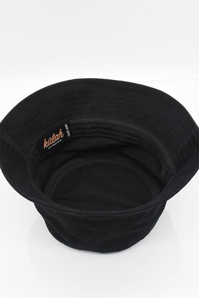 Külah Women's Premium Cotton Black Fisherman Bucket Hat