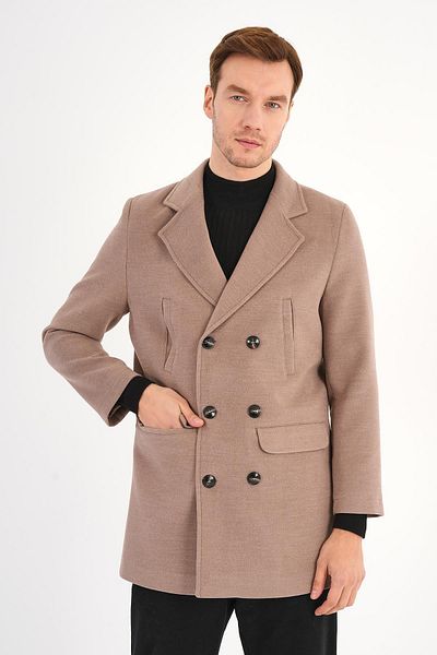 Deri Company Palton pentru bărbați Regal Mink dublu