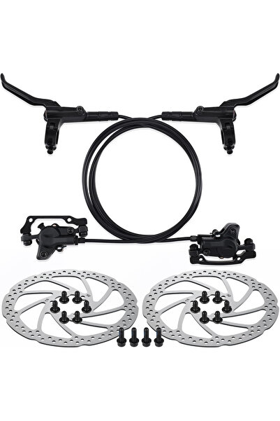 Asroya Saiguan Bisiklet Hidrolik Disk Fren Seti Alüminyum Ön Arka (HİDROLİK DİSK FREN SETİ) Disk Fren Takım