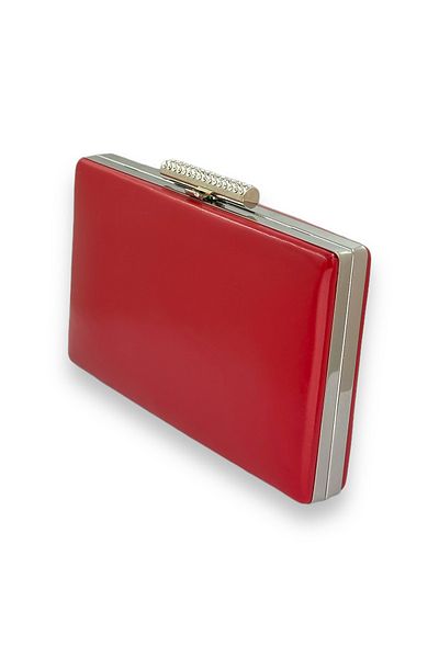 Wedding Fashion Red Color Skin Leather Matte Leather Evening Dress Bag Evening Bag Wedding Engagement Henna