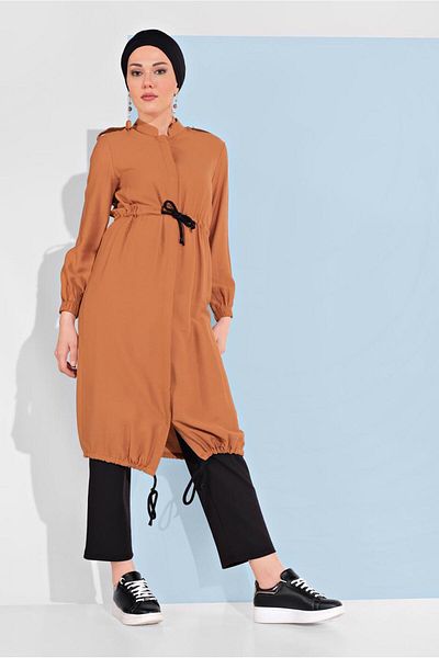 TRENDTESETTÜR Lace-Up Waist Tunic 5466