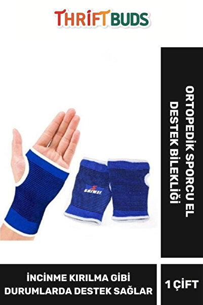 Thriftbuds Özel Üretim Elastik Bilek Avuç İçi Baş Sakatlık Ergonomik Parmak D...