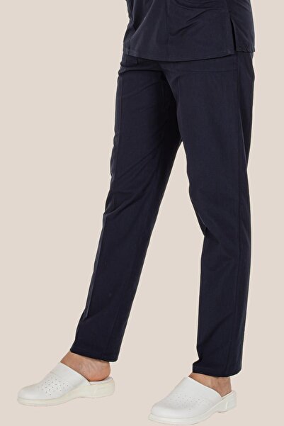 Mert Giyim Navy Blue Terrycotton Medical Doctor Nurse Pants