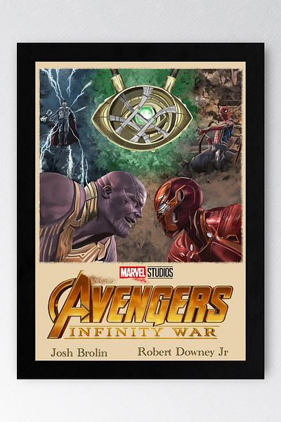 Saturn Pictură înrămate de Avengers Infinity War - Pictură poster Marvel Avengers