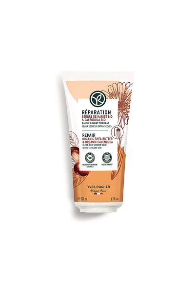 Yves Rocher Ultra-Rich Shower Balm With Organic Shea Butter & Organic Calendula