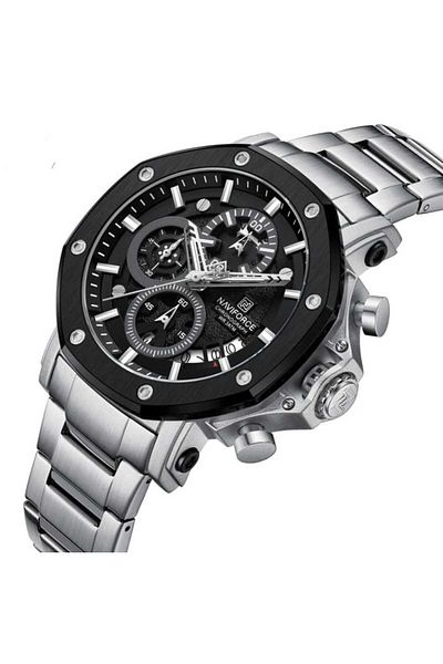 Naviforce Men's Watch Function Steel Band 2142