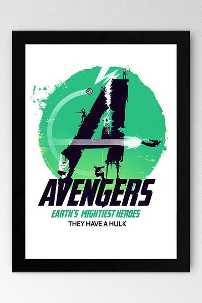 Saturn Pictură înrămate Avengers - Pictură poster Marvel Avengers