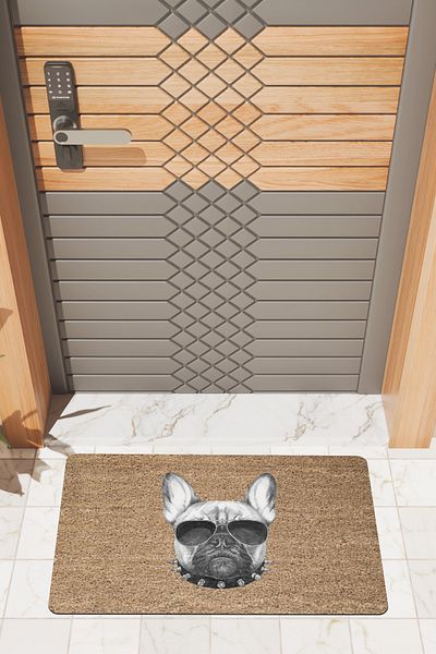 Rugmood Modern Digital Printing Pitbull Door Front Mat