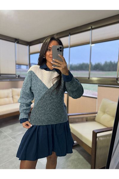 caddstore Originalul. Pulover de culoare albastră