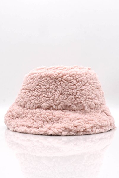 Külah Γυναικείο χειμερινό καπέλο από ψεύτικη γούνα βελούδινο ροζ