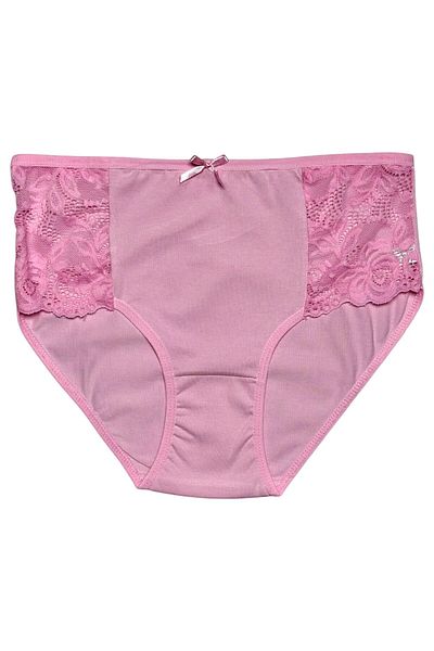 Gizli Butik Set de 6 chiloți roz pentru femei din bumbac din dantelă
