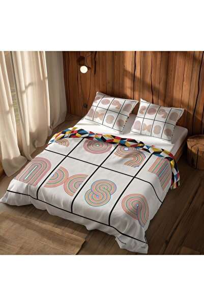 The Lucid Lab Bauhaus 1919 / Bauhaus Ausstellung 1923 Çift Taraflı Nevresim Takımı - 200 cm x 220 cm