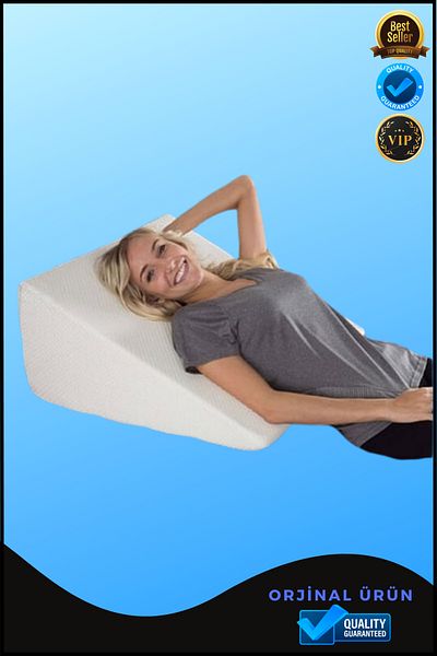 Overpet White Reflux Pillow - 55*62*27-3 Cm, Support Summer
