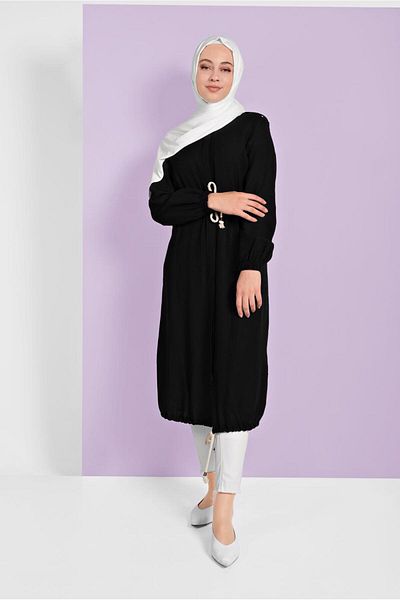 TRENDTESETTÜR Lace-Up Waist Tunic 5466