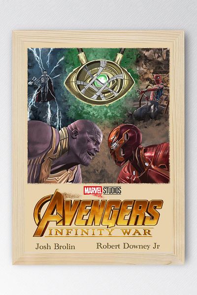 Saturn Avengers Infinity War Framed Painting - Avengers Marvel Poster Painting