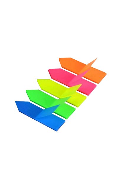 Limmy 5-Color Colorful Bookmark Separator - Pos Adhesive Note Paper