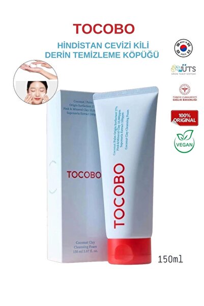 TOCOBO Hindistan Cevizi Kili- Sebumu Kir Temizleme Köpüğü ( Lotuskbeauty ) 15...