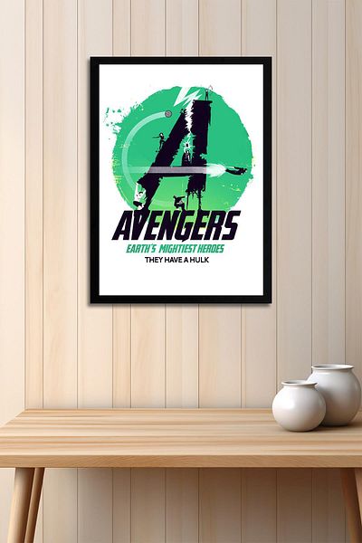 Saturn Pictură înrămate Avengers - Pictură poster Marvel Avengers