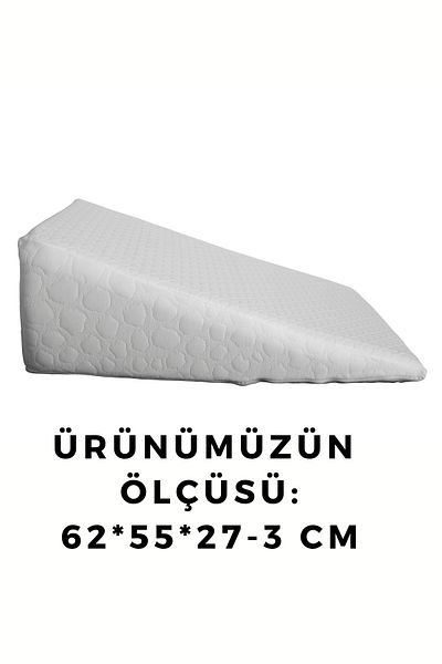 Overpet White Reflux Pillow - 55*62*27-3 Cm, Support Summer