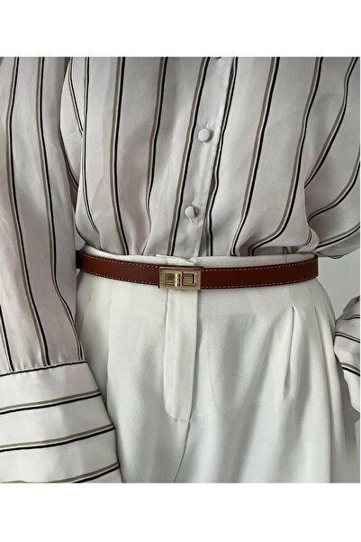 MODAM HİFA Cusut Cataramă Aurie Curea Femei Curea Pantaloni Rochie Curea Cămașă Curea Curea haină