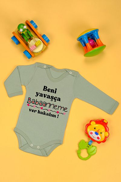 bebetospik 100% Cotton Daddy Love Soft Printed Shoulder Snap Bodysuit