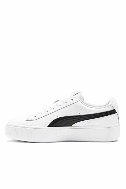 Puma Yüksek Taban Vikky Stacked Kadın Günlük Spor Ayakkabı 369143 07 BEYAZ-SYH