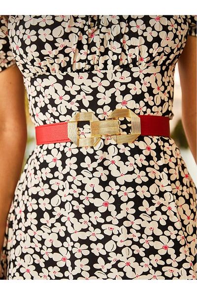 MODAM HİFA Snap on spate Elastic Femei Curea Rochie Curea Cămașă Curea haină Curea cu strasuri Curea Pantaloni