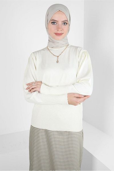 Alvina 44097 Model Turtleneck Tricot Pulover