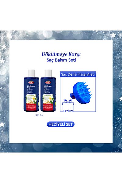 Otacı Anti-Spill Shampoo Set - Hair Massager Gift