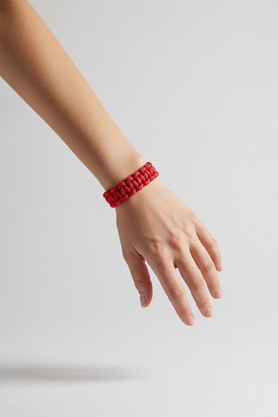 Gorgeous Paracord Bracelet Knife Compass Magnesium Stick Warning Whistle