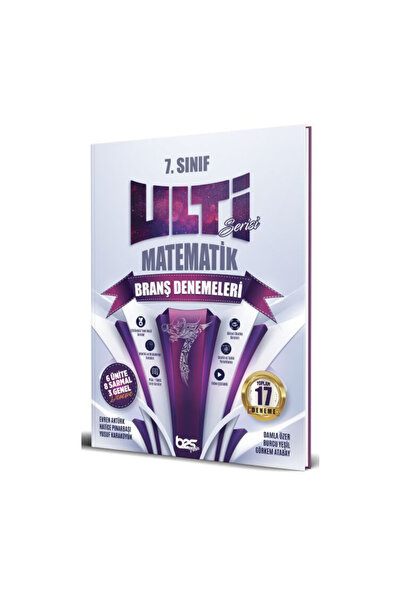 Bes Yayınları Ulti Yayınları 7. Sınıf Matematik Branş Denemeleri