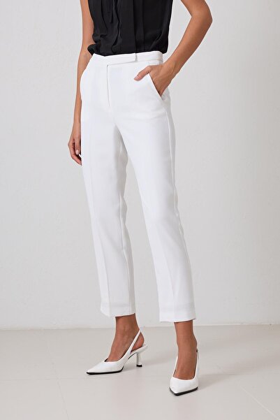 Setre Παντελόνι εκρού - Με λεπτομέρεια τσέπης και μέσης