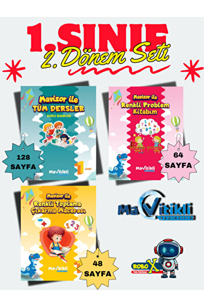 Mavitikli Yayıncılık 1.SINIF 2.DÖNEM SETİ