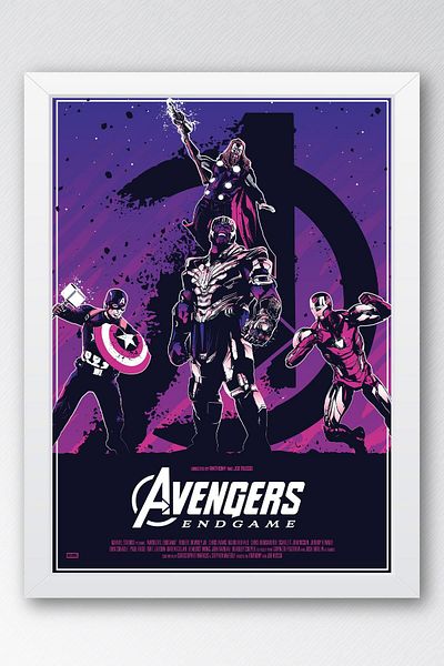 Saturn Pictură înrămate Avengers - Pictură poster Marvel Avengers