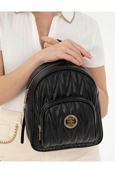 Pierre Cardin Black Backpack 50305540 -Vr046