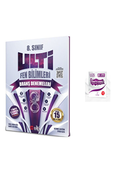 Bes Yayınları Ulti Yayınları 8. Sınıf Fen Bilimleri Branş Denemeleri + Lgs De...
