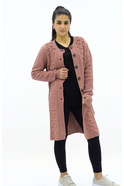Tuğra Buttoned Pocket Knitwear Cardigan