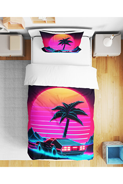 Home Σετ κρεβατιού Miami 3d Digital Printed Single χωρίς σεντόνια