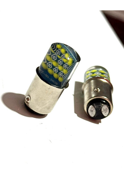 derin car design ÇAKAR BEYAZ RENK ÇİFT DUY STOP AMPUL SİLİKON 12 VOLT TÜM ARA...