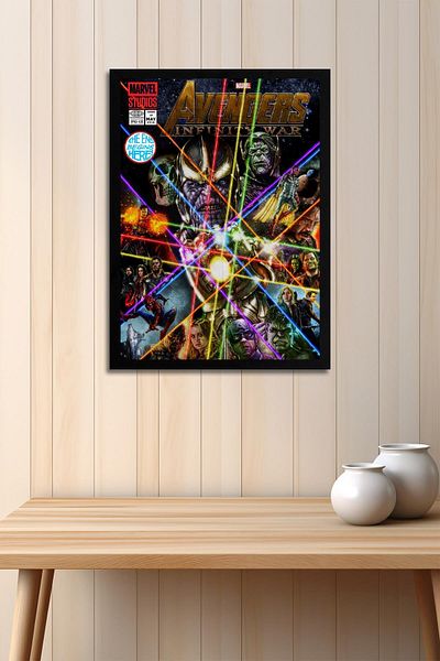 Saturn Pictură înrămate Avengers - Pictură poster Marvel Avengers