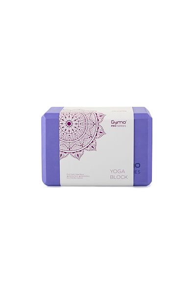 Gymo Pro Series Large Size Yoga Block Purple