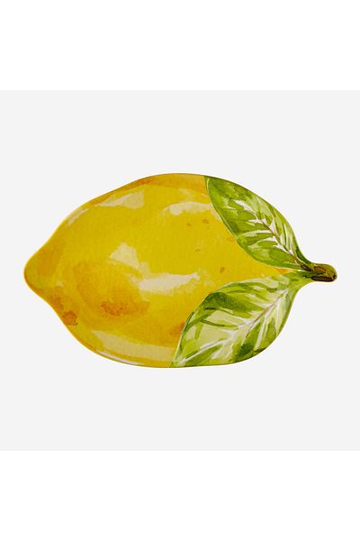 CHIARA ALESSI Capri Yellow Melamine Tray 40 Cm
