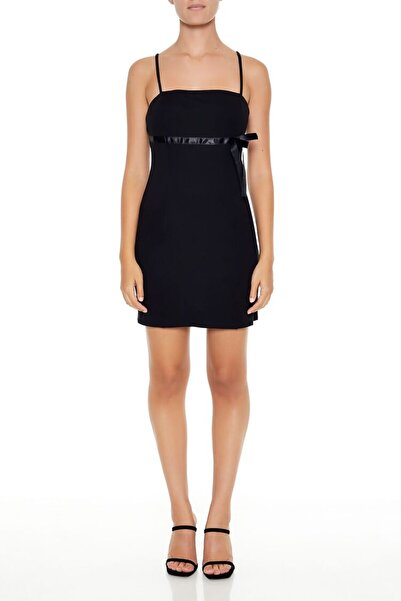Forever 21 Fiyonklu Askılı Mini Elbise