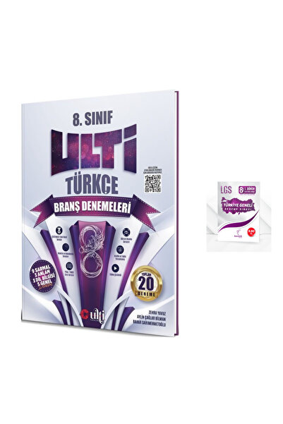 Bes Yayınları Ulti Yayınları 8. Sınıf Türkçe Branş Denemeleri + Lgs Deneme
