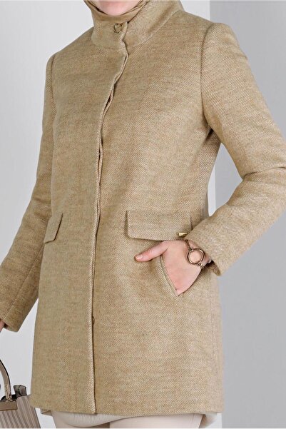 Alvina POCKET STAND COLLAR COAT 90310